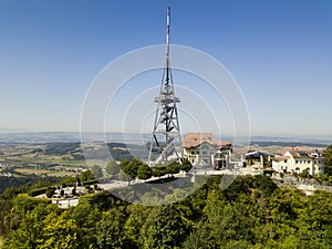 Aerial view of Uetliberg mountain in Zurich, Switzerland photo